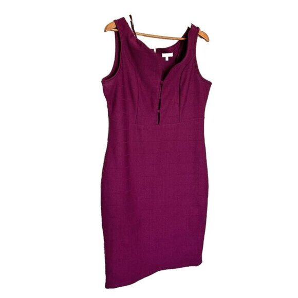 Love J Women’s Sleeveless Open Front Bodycon Long Midi Dress Light Purple Size2X - Picture 3 of 11